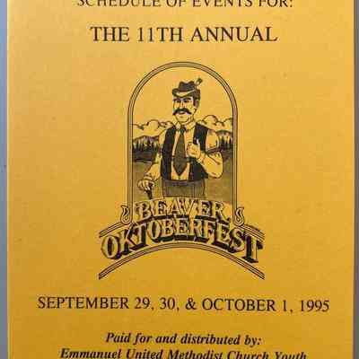 1995 Beaver Oktoberfest Program