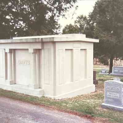 Omer Davis Mausoleum Photograph