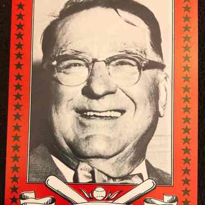 Branch Rickey Baseball Card - 1978
