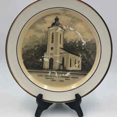 Waverly, Ohio First Evangelical & Reformed Church Commemorative Plate