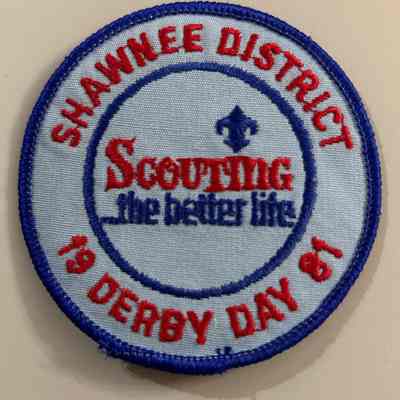 Boy Scout Derby Day Patch - 1981