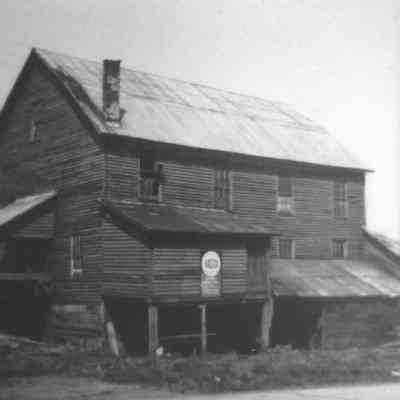 Photograph of Beaver Mill looking northeast from Main Street.