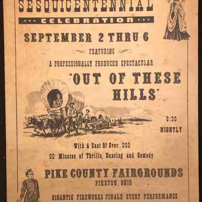Pike County, Ohio Sesquicentennial Poster