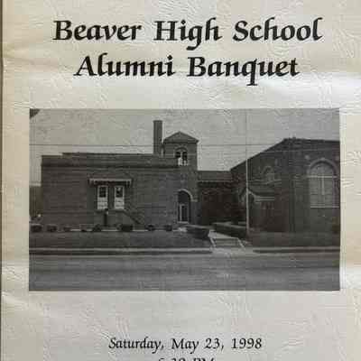 Beaver High School Alumni Banquet Program - 1998