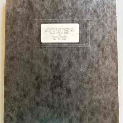 A Study of the History of Beaver, in Pike County, Ohio from 1810-1965