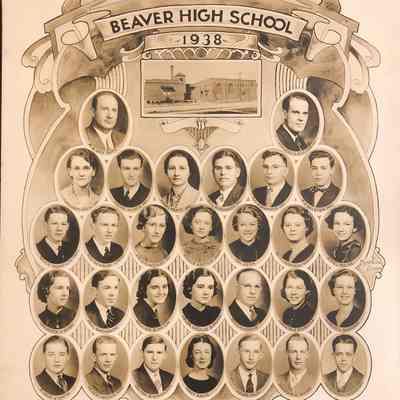 Beaver High School - 1938 Graduating Class