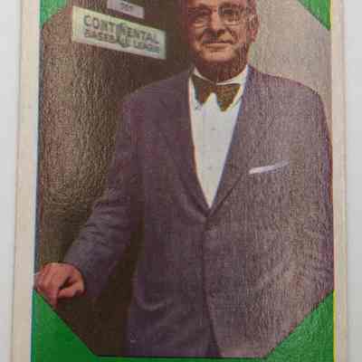 Branch Rickey Baseball Card