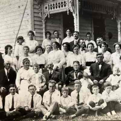Halterman Family Reunion Photograph - Beaver, Ohio.