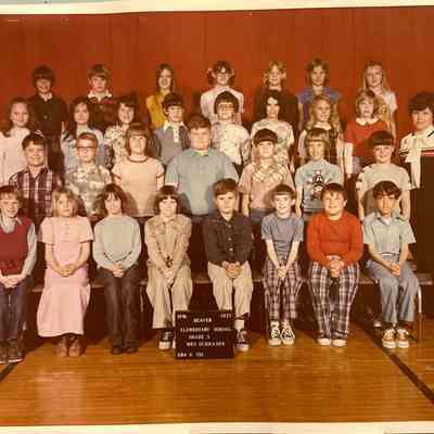 Beaver Elementary Third Grade Class Photograph - 1977