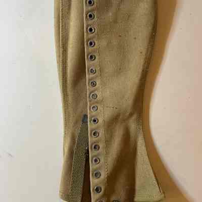 World War Two Army Canvas Gaiters