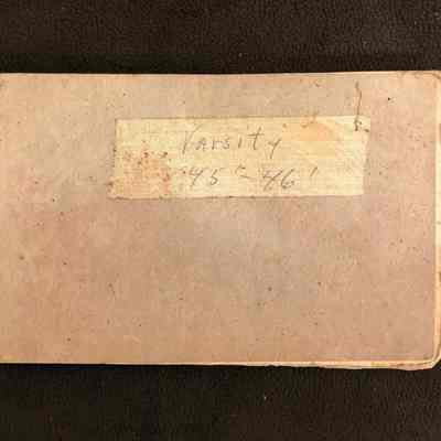 Beaver High School Boys Basketball Team Scorebook - 1945