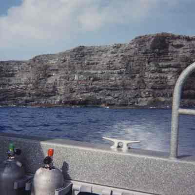 View of southern coast of Kaho'olawe from Hakilo