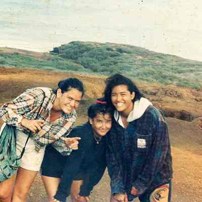 Three young people