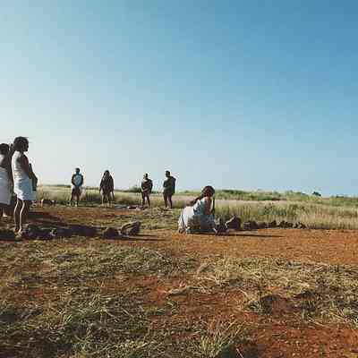 Ceremony for rain koa & water catchment