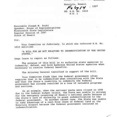 Standing Committee Report No. 475
