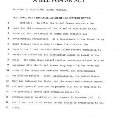 S.B. (Senate Bill) No. 2231, S.D. (Senate Draft) 1