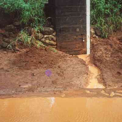Stream, gate and water gage