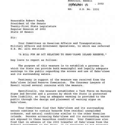 Standing Committee Report No. 2245