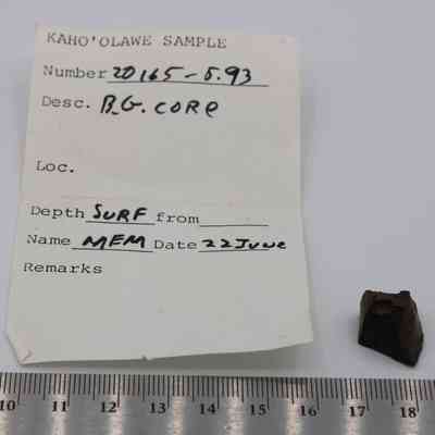 Basaltic glass core