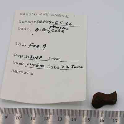 Basaltic glass core