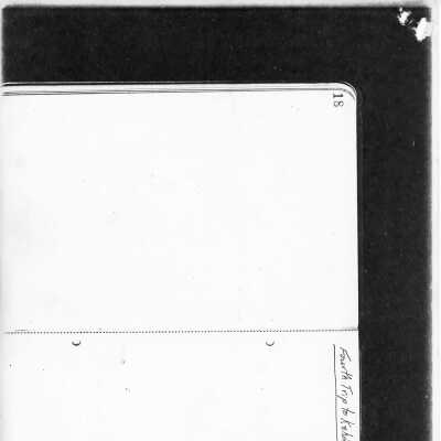 PDF copy of first page of field notes: The image shows an open notebook turned to page 18, with the handwritten label "Fourth Trip to Kahoolawe" on the right margin.