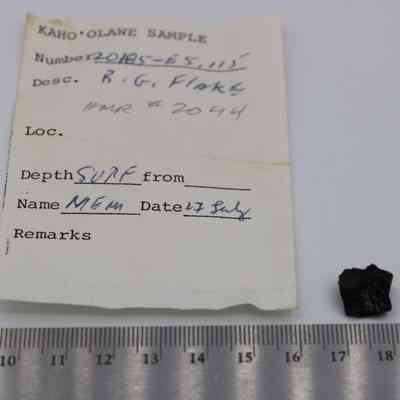 Basaltic glass flake