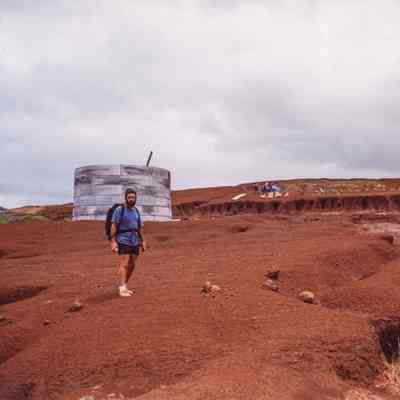 Dan Holmes on hardpan