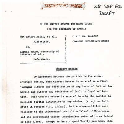 Consent Decree-Proposed