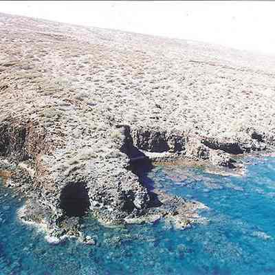 Coastline of Kaho'olawe: Origsize: 4" x 6"; Origformat: Print-Photographic; Resolution: 200 dpi