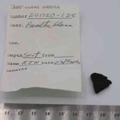 Basaltic glass