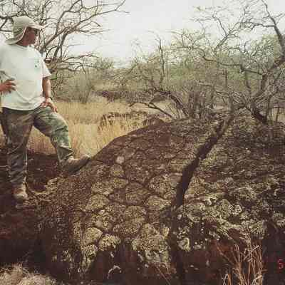 Site 128 - Man standing on rock
