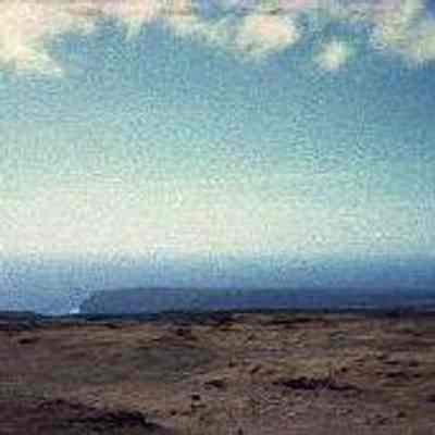 Hardpan and cliff