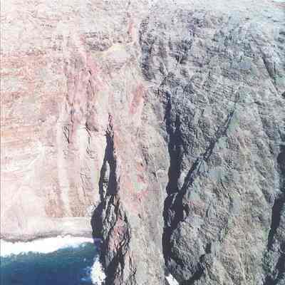 Aerial-unidentified cliffs