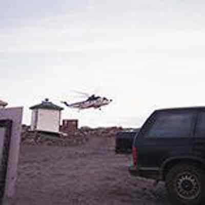 Helicopter at Base Camp