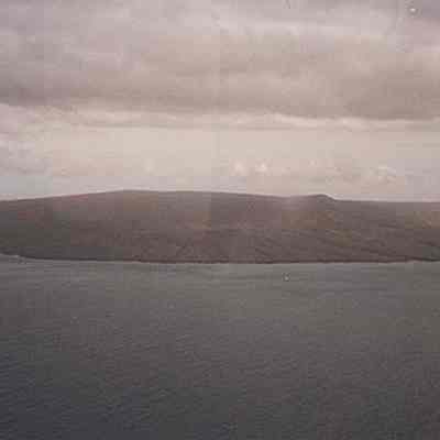 Aerial shot of Kaho'olawe