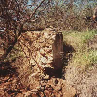 Remnants of well at Kuheia