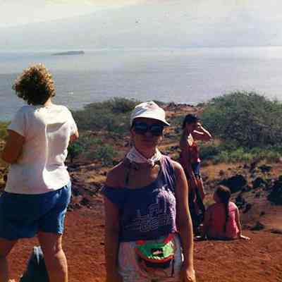 People on hard pan