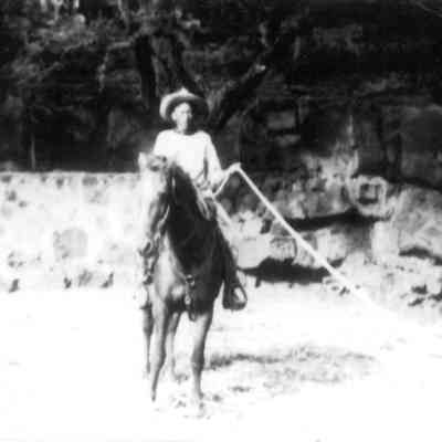 Jack Aina on horse
