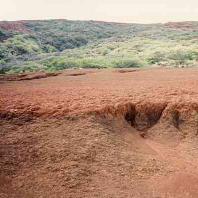 Hardpan terrain