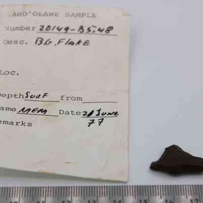 Basaltic glass flake