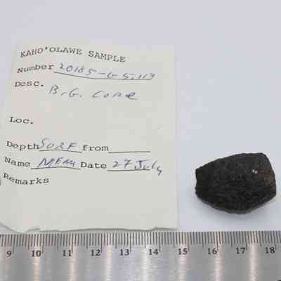 Basaltic glass core