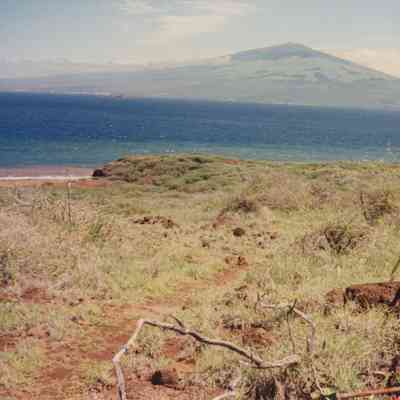 Landscape in front of ocean