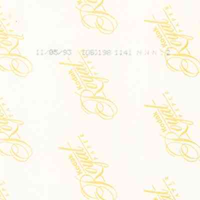Back of photo (KIRC Object ID #2013.019.522): The image shows the back of a Kodak Royal paper sheet with yellow logos, handwritten notes, and a date reading "10/16/93."
