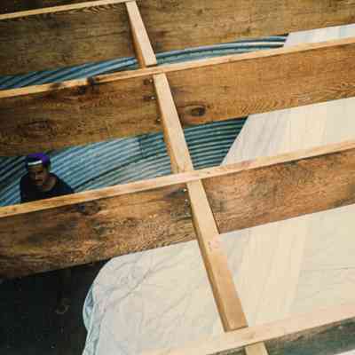 Wooden frame grid