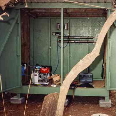 Irrigation shed