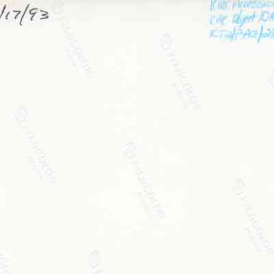 Back of photograph (KIRC Object ID #2013.019.535): The image shows the back of a photograph with handwritten notes and numbers, dated 10/17/93, on Fujicolor paper.