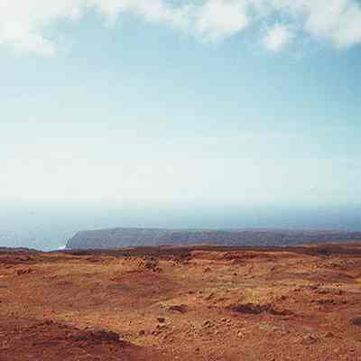 Hardpan and cliff