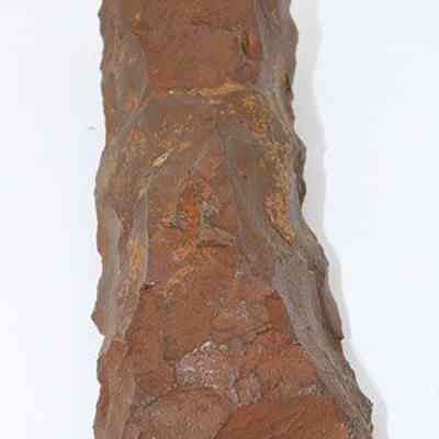 Lengthwise view of adze preforrm: Origsize: 12 cm (L); Origformat: Artifact; Resolution: 200 dpi