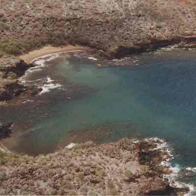 Aerial of Kūheia Bay