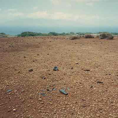 Broken bottle in unidentified area